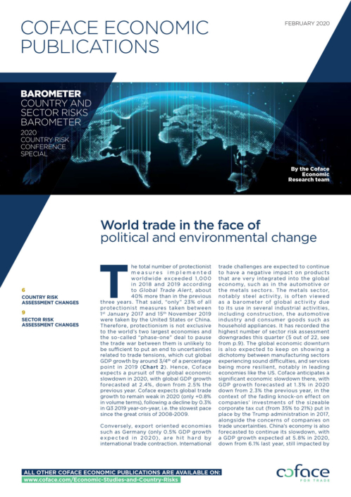  World trade in the face of political and environmental change